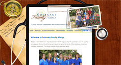 Desktop Screenshot of covenantfamilyallergy.com